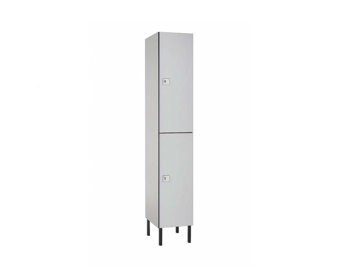 ARMOIRE VESTIAIRE EN METAL 2 PORTES
